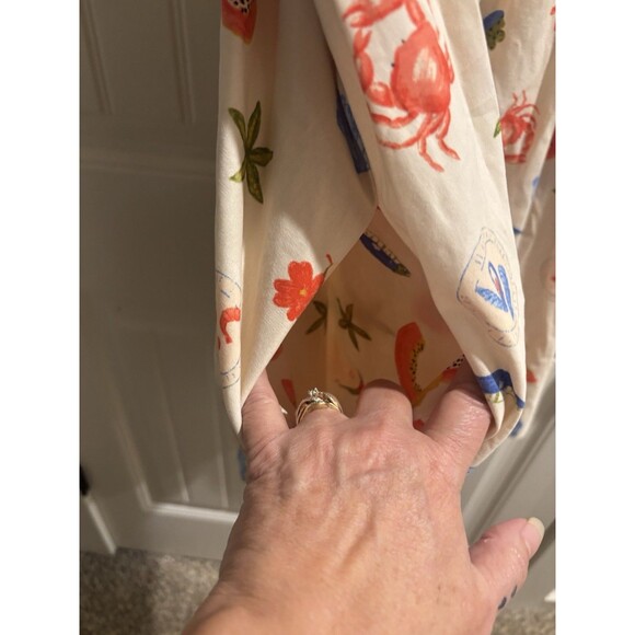 Free Assembly Women’s Pleated Cotton Mini Dress NWT Plus Sz XXL (20)  Pockets - Picture 3 of 7